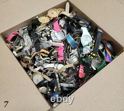 25 Lbs Mens & Womens Mixed Watch Lot #7 FOR PARTS / REPAIR READ DESCRIPTION