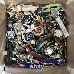 30 Lbs Mens & Womens Mixed Watch Lot #1 FOR PARTS / REPAIR READ DESCRIPTION