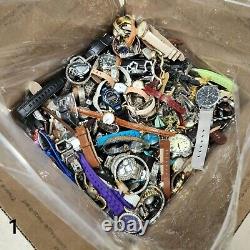 30 Lbs Mens & Womens Mixed Watch Lot #1 FOR PARTS / REPAIR READ DESCRIPTION