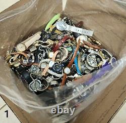 30 Lbs Mens & Womens Mixed Watch Lot #1 FOR PARTS / REPAIR READ DESCRIPTION