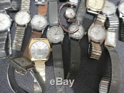 31 Stück Konvolut alte Armband Uhren mechanisch zum basteln für Flohmarkt