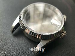 36mm Fluted Bezel Datejust Watch Case With Drilled Through Lug Fit Eta2824 Nh35