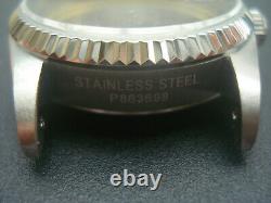 36mm Fluted Bezel Datejust Watch Case With Drilled Through Lug Fit Eta2824 Nh35