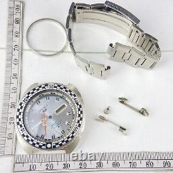 3x NOS Seiko Rally Case Set with 3x 6119 movement for parts/repair