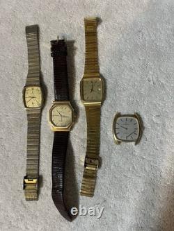 4 Hamilton Men's QUARTZ Watches FOR PARTS, NOT RUNNING Look Close