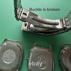 4 Omega Seamaster Watch Case Dial Bracelet For Parts Lot