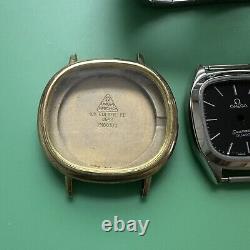 4 Omega Seamaster Watch Case Dial Bracelet For Parts Lot