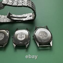 4 Omega Seamaster Watch Case Dial Bracelet For Parts Lot