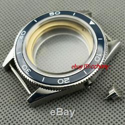 41mm Ceramic bezel watch Case fit ETA 2836, DG2813/3804, Miyota 8205/8215 P643