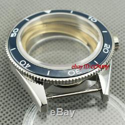 41mm Ceramic bezel watch Case fit ETA 2836, DG2813/3804, Miyota 8205/8215 P643