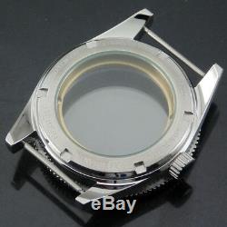 41mm Watch Case Ceramic Bezel Fit Miyota 8205/8215, ETA 2836 DG2813 Movement P477