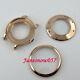 41mm fit ETA 2824 2836 movement gold plated 316L stainless steel watch case C69