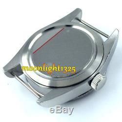 41mm sapphire glass Watch Case + dial + hand fit ETA 2824 2836 MOVEMENT