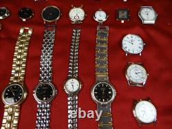 42pc Wristwatch Lot, Vintage French Made (For Repair or Parts)
