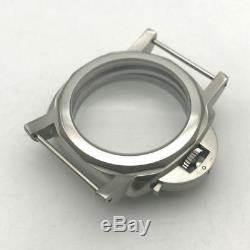 47mm 316L Stainless Steel Watch Case For ETA 6497 6498 Seagull ST36 Movement
