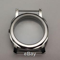 47mm 316L stainless steel watch case For Eta 6497 6498 movement 39 mm Dial