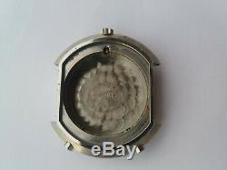 47mm Hamilton Chronomatic Fontainebleau Cronograph Watch Case, dial, hands, Buren