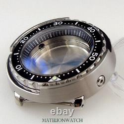 47mm Watch Case Parts 200M Waterproof Fit For NH35A SKX007 SBBN031 C3 Lume Dot