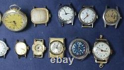 (50) Mid-Size & Ladies Watch Lot for Parts/Repair Vintage Lot #2