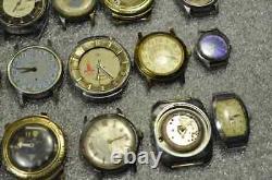 50pcs WATCHES for PARTS or REPAIR Vintage Soviet USSR Mechanical CCCP Watch