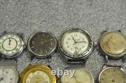 50pcs WATCHES for PARTS or REPAIR Vintage Soviet USSR Mechanical CCCP Watch