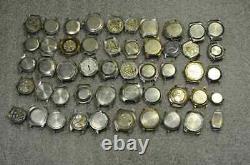 50pcs WATCHES for PARTS or REPAIR Vintage Soviet USSR Mechanical CCCP Watch