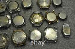 50pcs WATCHES for PARTS or REPAIR Vintage Soviet USSR Mechanical CCCP Watch