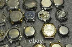 50pcs WATCHES for PARTS or REPAIR Vintage Soviet USSR Mechanical CCCP Watch