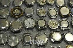 50pcs WATCHES for PARTS or REPAIR Vintage Soviet USSR Mechanical CCCP Watch