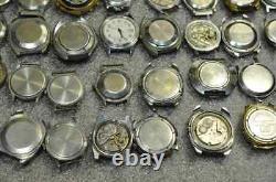 50pcs WATCHES for PARTS or REPAIR Vintage Soviet USSR Mechanical CCCP Watch