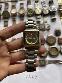 51Scrap Watches Lot Automatic Manual Mixed Brands Seiko Citizen For Parts Repair