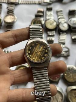 51Scrap Watches Lot Automatic Manual Mixed Brands Seiko Citizen For Parts Repair