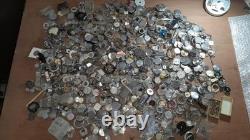6 kilograms of watch parts Soviet Union Lot 1