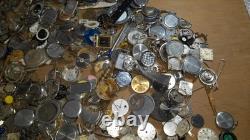 6 kilograms of watch parts Soviet Union Lot 1
