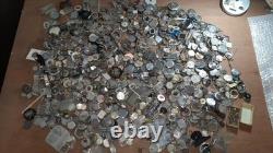 6 kilograms of watch parts Soviet Union Lot 1