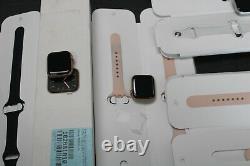 #7 Lot Of 5 Apple Watches Assorted Series 5-6 Soft Iss No Power Damg As Is