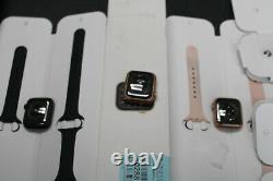 #7 Lot Of 5 Apple Watches Assorted Series 5-6 Soft Iss No Power Damg As Is