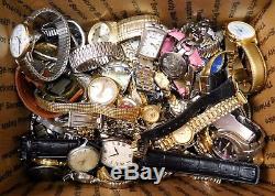 7+ Pounds Watch Lot Mens Womens Watches Watch For Parts Repair Harvest