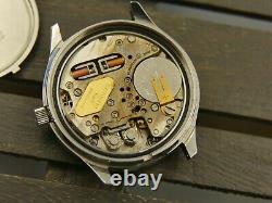 70's vintage watch mens Zenith XL-TRONIC 01-0120-500 electronic for repair parts