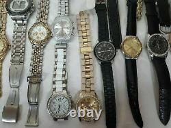 80 Watches Lot PARTS & REPAIR Watch Shop Lot FOSSIL, Geneva, Klein, BKE etc