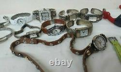 80 Watches Lot PARTS & REPAIR Watch Shop Lot FOSSIL, Geneva, Klein, BKE etc