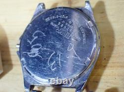 9 Seiko Men's Quartz Wristwatch for Parts or Repair with Some Bands