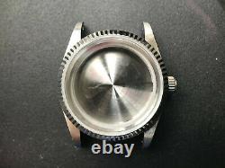 A 36mm Fluted Bezel Drilled Through Lug Watch Case No Cyclop Fit Eta2824 Nh35/36