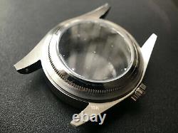 A 36mm Fluted Bezel Drilled Through Lug Watch Case No Cyclop Fit Eta2824 Nh35/36