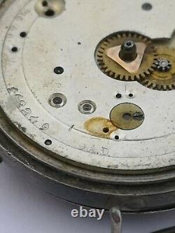 A Large WWI Era Sweep Seconds Unusual Trench Watch for Restoration (A95)