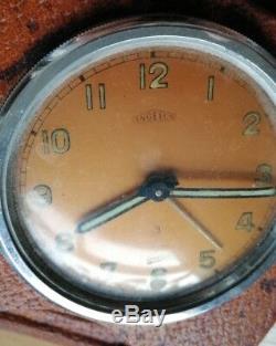 ANGELUS Vintage Clock for parts (8 days movement often used on PANERAI) military