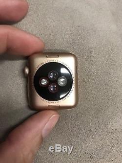 APPLE WATCH SERIES 3 38MM GOLD CASE GPS + LTE CELLULAR For Parts