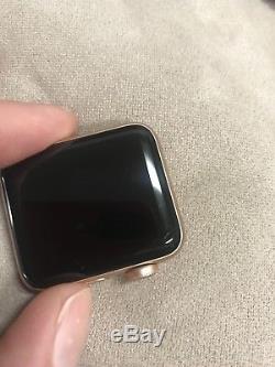 APPLE WATCH SERIES 3 38MM GOLD CASE GPS + LTE CELLULAR For Parts
