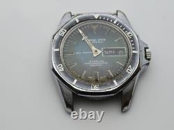 AUTHENTIC MARINE-STAR 17 JEWELS 660FEET AUTOMATIC DIVER RONDO 1239-21 For Parts