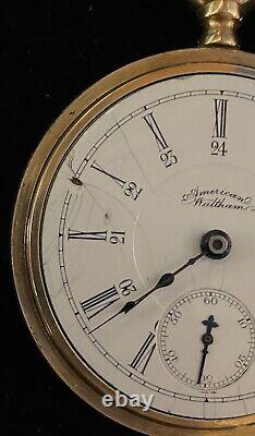 American Waltham 17 Jewels 1883 Canadian Pacific Railway Pocket Watch FOR PARTS